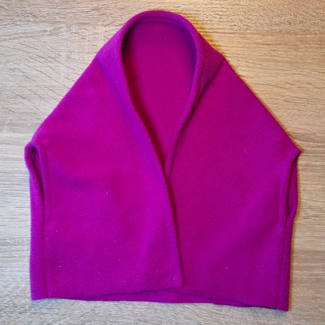 Kuschel Cardigan aus Fleece ohne Schnittmuster