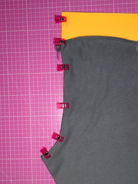 Leggins nähen mit Coverlock und Overlock