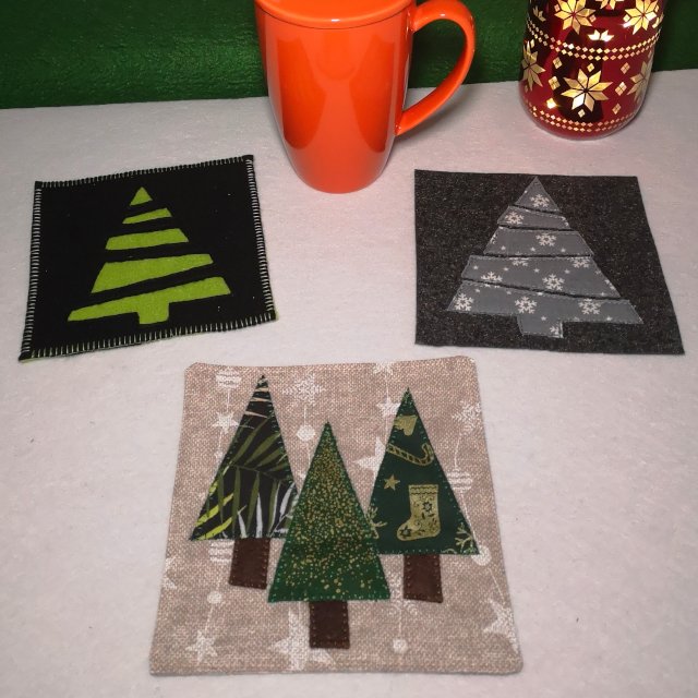 Mug Rugs - Weihnachten