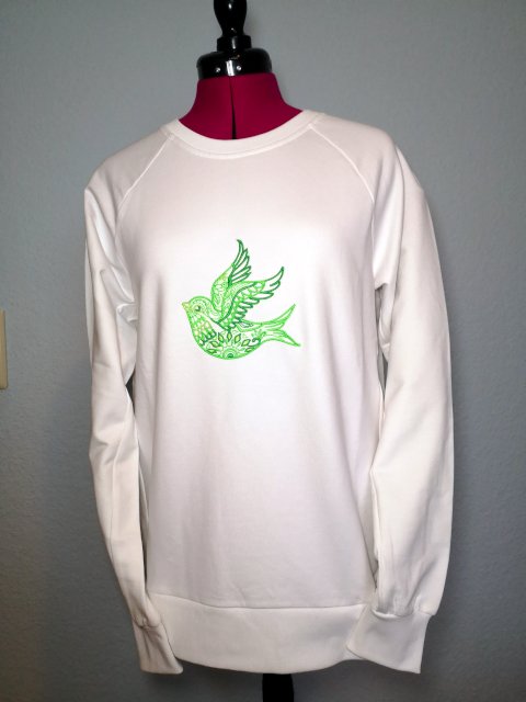 Sweatshirt mit Stick-Applikation
