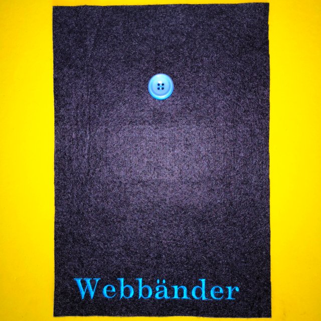 Webband Tasche aus Filz