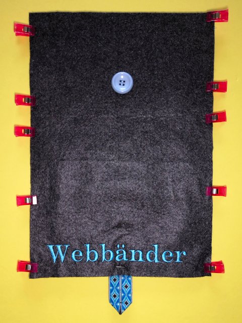 Webband Tasche aus Filz