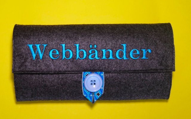 Webband Tasche aus Filz