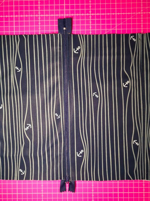 Umklapptasche aus Softshell