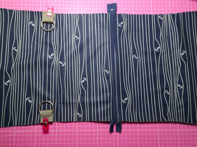 Umklapptasche aus Softshell