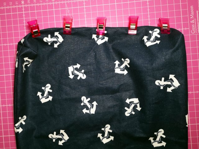 Umklapptasche aus Softshell