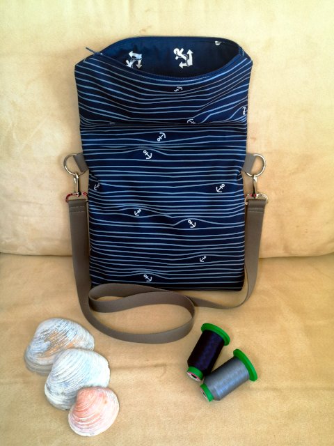 Umklapptasche aus Softshell