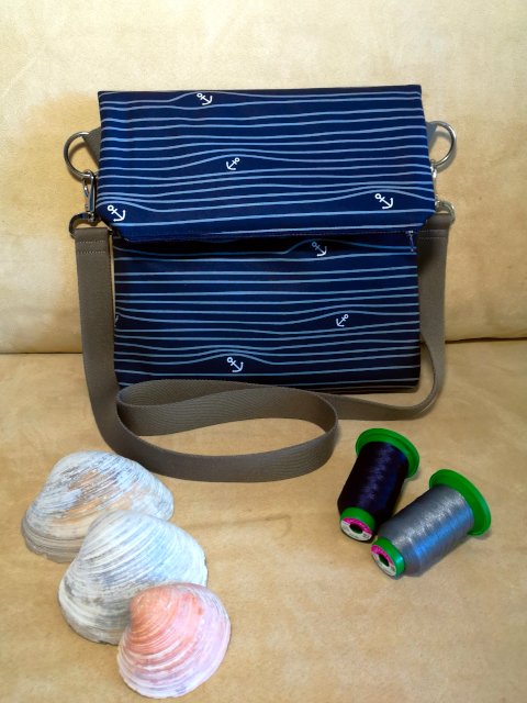 Umklapptasche aus Softshell