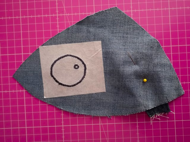 Upcycling Fisch Kissen