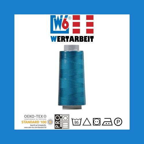 W6 Overlockgarn Blaugrn (2.500 m) Farb-Nr. 71792