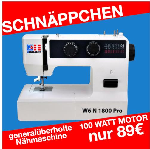 W6 Schnppchen Nhmaschine N 1800 Pro