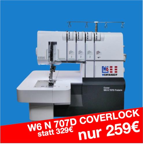 W6 Coverlock N 707D Freiarm