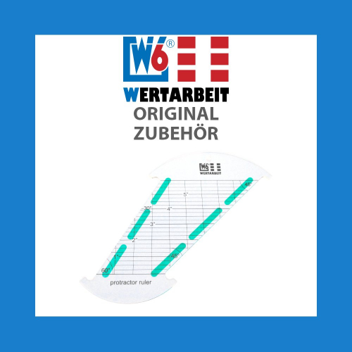 W6 Ruler / Lineal mit Winkeln